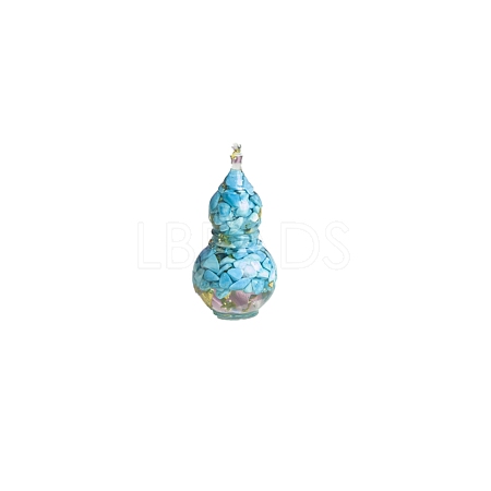 Synthetic Turquoise Resin Ornaments for office Home Decorations PW-WG07DFD-06-1