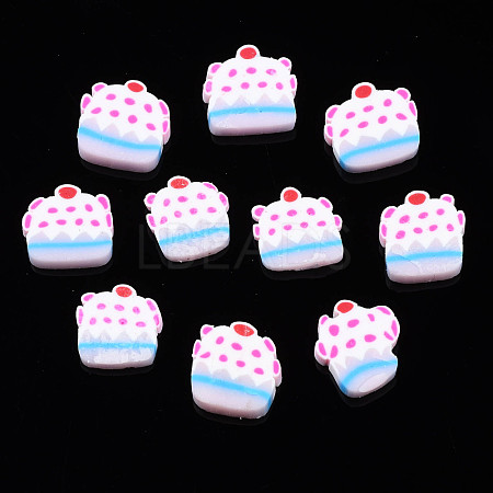 Handmade Polymer Clay Cabochons CLAY-N006-56-1