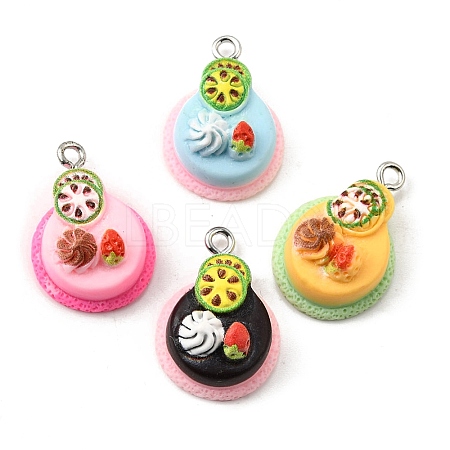 Resin Pendants FIND-U030-04P-1
