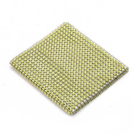 24 Rows Plastic Diamond Mesh Wrap Roll DIY-L049-05H-1