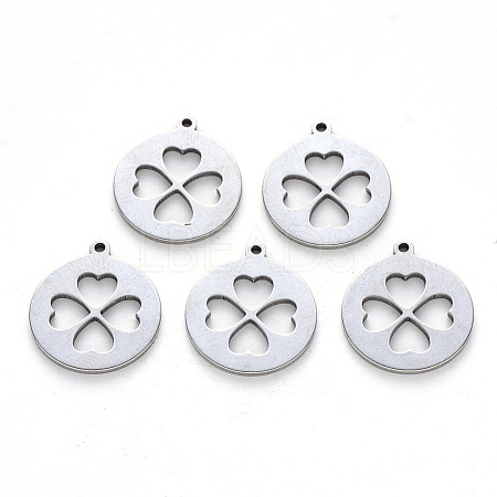Non-Tarnish 201 Stainless Steel Pendants STAS-N092-12-1