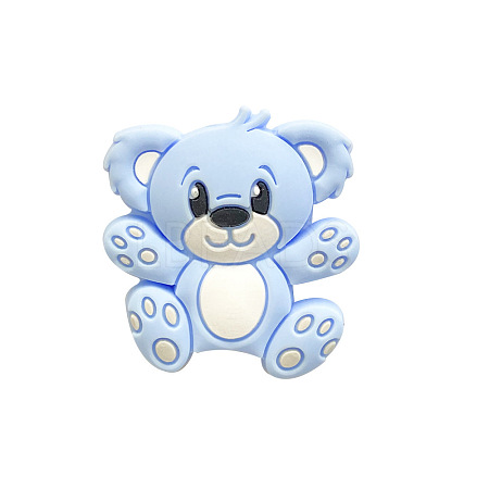 Koala Silicone Beads PW-WG08626-01-1