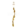 Chakra Natural Dyed Agate Piece Hanging Ornament HJEW-R126-01C-1