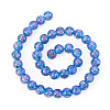 1 Strand Handmade Glod Sand Lampwork Beads Strands LAMP-TA0002-09H-2