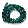 Electroplate Glass Bead Strands EGLA-R015-4mm-13-4