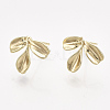 Brass Stud Earring Findings KK-T038-581G-NF-2