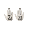 201 Stainless Steel Laser Cut Pendants STAS-P428-07P-1