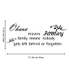 PVC Quotes Wall Sticker DIY-WH0200-008-2