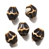 Vintage Style Glazed Ceramic Porcelain Beads PORC-H013-01-15-1