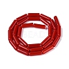 Opaque Solid Color Glass Beads Strands GLAA-N070-01A-C01-2