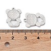 Rhodium Plated 925 Sterling Silver Pendants STER-C003-12P-3