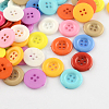 4-Hole Plastic Buttons BUTT-R034-051-1