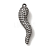 Rack Plating Brass Micro Pave Cubic Zirconia Pendant KK-A229-03G-B-1