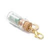 21Pcs 7 Styles Chakra Natural & Synthetic Gemstone Chips inside Glass Wishing Bottle Pendant Decoration HJEW-JM03307-6