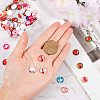 Flatback Glass Cabochons for DIY Projects GGLA-PH0005-12mm-06A-5