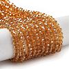 Electroplate Transparent Glass Beads Strands LS-EGLA-A035-T3mm-A17-1