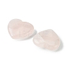 Natural Rose Quartz Heart Palm Stone G-YW0001-52A-2