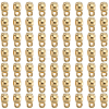 400Pcs CCB Plastic Tube Bails CCB-SC0001-28KC-7