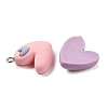 Opaque Resin Pendants RESI-A028-02-2
