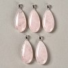 Natural Rose Quartz Pendants GG-CBACB71-02P-15-1