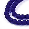 Transparent Glass Beads Strands GLAA-T032-T6mm-MD15-3