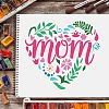 Plastic Reusable Drawing Painting Stencils Templates DIY-WH0172-388-6