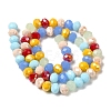 Glass Beads Strands EGLA-A034-M8mm-62-2