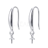 925 Sterling Silver Earring Hooks STER-E062-02S-1