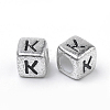 Plated Acrylic Beads X-PB43C9308-K-2