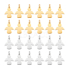 Unicraftale 12Pcs 2 Colors 201 Stainless Steel Pendants STAS-UN0053-68-1