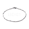 Tarnish Resistant Unisex 201 Stainless Steel Bar Link Chain Bracelets BJEW-L637-42A-P-1