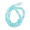 Transparent Glass Beads Strand GLAA-F112-04E-4
