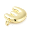 Rack Plating Brass Pendants KK-C050-01G-E-2