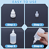 10Pcs 2 Styles PE Plastic Refillable Bottles AJEW-GF0013-39A-6