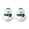 Christmas Themes Baking Paint Alloy Pendants LS-FIND-G097-02I-1