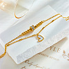 Heart Alloy Enamel Charm Anklets FS-WGF8AF5-01-2