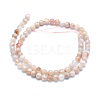 Natural Cherry Blossom Agate Beads Strands X-G-I213-23-6mm-2