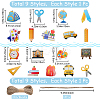 2 Sets 2 Styles Paper Banners AJEW-GF0008-52-2