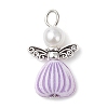 Acrylic Alloy Pendants PALLOY-JF03798-3