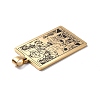 201 Stainless Steel Pendant LS-STAS-B033-01G-20-3