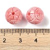 Synthetic Shell Dyed Carved Beads SHEL-H005-34-3