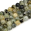 Natural Prehnite Beads Strands G-P322-48-10mm-01-2