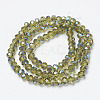 Electroplate Glass Beads Strands EGLA-A034-T2mm-I19-2