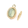 Brass & Natural Gemstone Box Clasps GG-CBAFA4F-03G-C-2