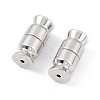 Anti-Tarnish Rhodium Plated 925 Sterling Silver Screw Clasps STER-K173-12P-1