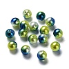 Rainbow ABS Plastic Imitation Pearl Beads OACR-Q174-10mm-16-1