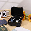 Imitation Leather Double Watch Storage Zipper Boxes CON-WH0089-227A-5