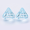 Transparent Acrylic Pendants TACR-Q260-C-V38-2