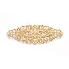 Brass Filigree Joiners KK-G368-01G-2