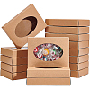 Foldable Creative Kraft Paper Box LS-CON-WH0085-29A-1